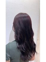 アジールヘア 所沢プロペ通り店(agir hair)&nbsp;ラベンダーグレーメルティカラーフェミニンロングリタッチ所沢