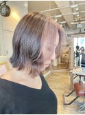 ピンク系フェイスフレーミング