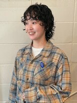 チカシツ(Chikashitsu) wolf perm