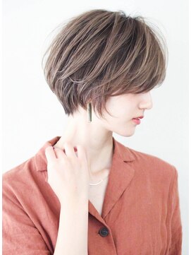 ルアン 上通り(ruen) ショートカットくびれショートヘア30代40代前髪長め熊本ショート