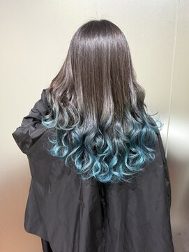 ワンスタイル(One style) 【ブリーチ2回 学割U24】バレイヤージュ+髪質改善