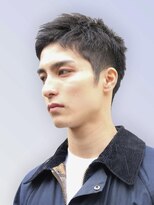 ハレ ヘアサロン(Hale hair salon)&nbsp;Haleブルーブラックニュアンスパーマスパイキーショートバーバー