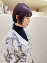 ヒントステーション(HINTSTATION)&nbsp;〈浅草 半個室〉ミニボブ/スケルトンラベンダー