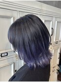 レイヤーウルフ×ラベンダーグラデーション