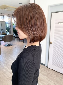 コース(CORS) 【CORS高崎】大人ボブミニボブショートボブブラウンベージュ
