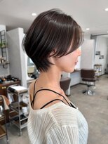 ヴェルム ヘア デザイン(Velum.HAIR DESIGN)&nbsp;大人美人くびれショート×艶感ダークブラウン