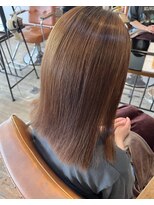 セットアップ 岡山北長瀬店(SET-UP) 縮毛矯正 トリートメント 髪質改善 ベージュカラー