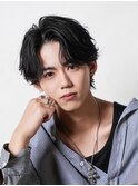 ナチュラルコリアンコンマフェザーショート