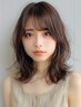 前髪カット＋ツヤカラー＋選べるトリートメン【白髪染めも可】