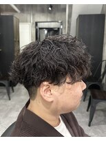 become men's hair 名駅EAST【10月3日 NEW OPEN(予定)】&nbsp;波巻きシャドウ/無造作パーマ/刈り上げ/メンズパーマ/名古屋