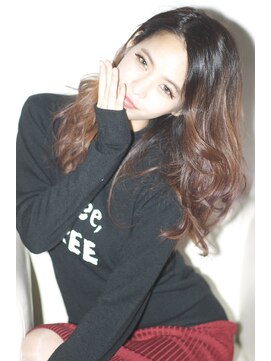 モノ アンド イニ(Mono & inni) 【奈良/inni hair】グラデーションカラー　外国人風