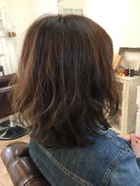 バレッタ(Barrette)&nbsp;Barretteミディアムパーマ×カーキアッシュ