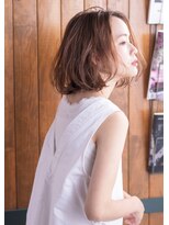 オリーブフォーヘアー(olive For hair) 切りっぱなし×ナチュラルボブ×無造作【olive for hair】