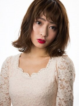 クアトログランシュ ひたちなか店(QUATRO×GranCieux) 【QUATRO】大人カジルーズ外ハネミディー