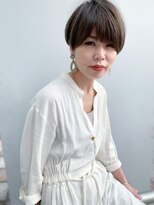 ジュノ イオン鹿児島店(Juno)&nbsp;イオンモール鹿児島 たっぷりハイライトのマッシュショート