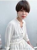 イオンモール鹿児島 たっぷりハイライトのマッシュショート