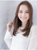 【ROMA銀座】大人可愛いかきあげバングナチュラルレイヤーロング