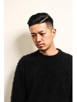 レンゲン(LENGEN)&nbsp;メンズかき上げニュアンスマッシュサイドパート韓国マッシュ