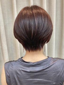 ヘアサロン ハクギンザ(hair salon haku GINZA) 【haku/川口】ショート×ピンクベージュ【銀座/銀座5丁目】