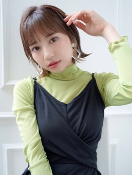 ニューヨークニューヨーク なんば道頓堀店(NYNY) 外ハネ切りっぱなしボブ