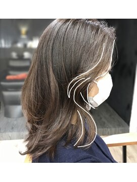 ラブクロムトーキョー オモテサンドウ(LOVECHROME OMOTESANDO) 大人かわいい美髪こなれミディ☆ベージュブラウンカラー