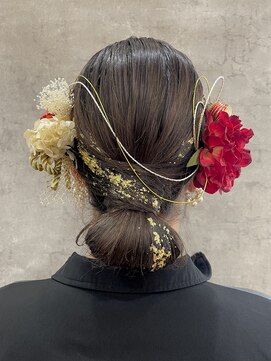 カッツ 元町店(CUT S) 成人式　タイトアレンジ