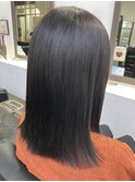 【REJOICE hair】ディープグレーアッシュ×ストレートヘア