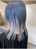 ネイビーとユニコーンカラースタイル 【延山styring】