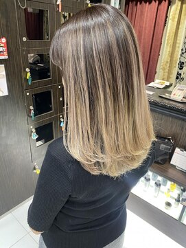 プライズ 錦糸町北口店(prize) 30代40代白髪ぼかしバレイヤージュ【錦糸町北口】