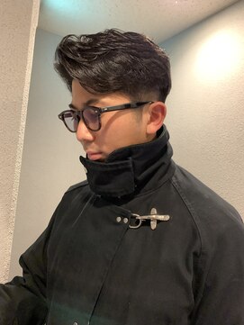 ヌース(NOOS) メンズ七三パーマ