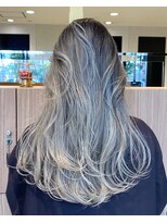 ヤネウラ&nbsp;ハイライトバレイヤージュ/白髪ぼかし対応