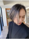 ショートボブ×セクションカラー#17