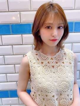 ハローバイシー 仙台(Hello by Sea) 韓国風レイヤーボブ/切りっぱなしボブ/くびれヘア[仙台]