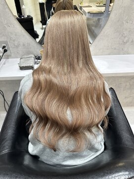 空 【fuumi】ハイトーン/エクステ/ベージュ/ミルクティー