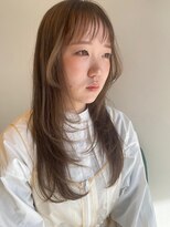 サラ 新宮店(SARA) 【藤木】20代/l顔まわりレイヤー×ベージュ