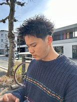 チャプター 問屋町(chapter)&nbsp;スパイキーショートピンパーマツイストパーマ眉毛カット