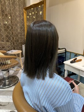 ロンドアベニール 北千住(Lond avenir) ウェーブミディアムメルティカラー×レイヤーカット韓国[北千住]