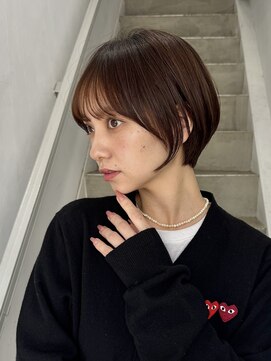 クロト(Clotho) ショートカット/髪質改善縮毛矯正白髪ぼかしレイヤーカラーボブ