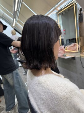 ロンド 表参道店(Lond) 髪質改善縮毛矯正レイヤーカット顔周り前髪韓国ミニウルフ