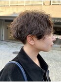 ショートパーマ/パーマ/刈り上げショート/ハンサムショート