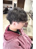 緩め波巻きパーマ人気です!