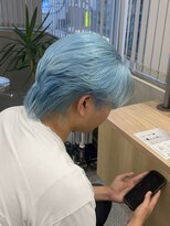 メンズペレ 渋谷(MEN'S PELE)&nbsp;MEN’S HAIR/ブルーブラック/フェザーパーマ/渋谷