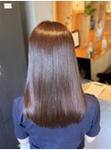 冬の憧れ◎縮毛矯正と髪質改善ロングで美人ヘア