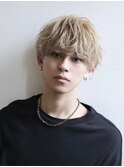 MEN’S HAIR/ブルーブラック/フェザーパーマ/渋谷ア