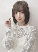 ボブ/ショートボブ/前下がりボブ/レイヤーカット担当岩崎