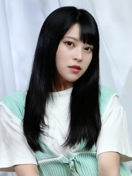 エノア 東京(ENORE) くびレイヤー/髪質改善/グレーベージュカラー/ダークアッシュ