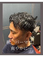 ヤスムラ(YASUMURA) 冬先取り爽やかメンズナチュラルパーマ【理容室/西宮北口】