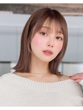 アビーファイブ(ABBEY 5) 大人ボブ銀座レイヤーカット有楽町ミディアムボブベージュ