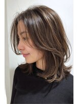 レリー 伊丹(Rely)&nbsp;ハイライト×くびれミディ[伊丹駅/髪質改善/白髪染め]