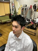 アールズ ヘア(R's hair)&nbsp;MEN’S HAIR/サーフカール/刈り上げセンターパート/印西